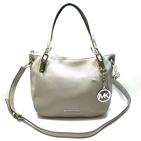 grey michael kors medium purse.